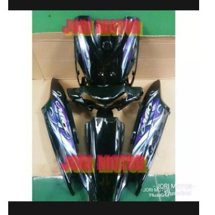 full body Mio smile hitam plus striping