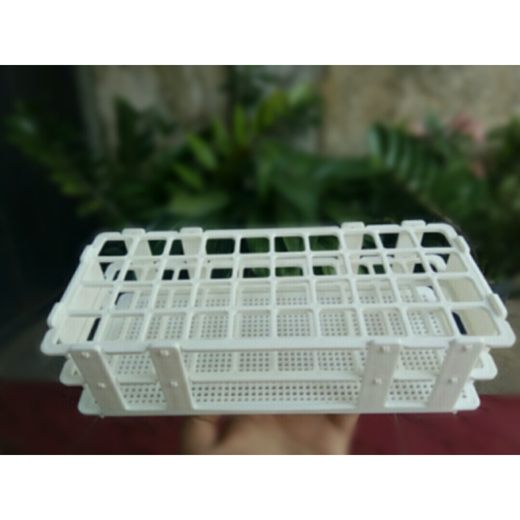 Rak Tabung Reaksi Plastik 24 Lubang