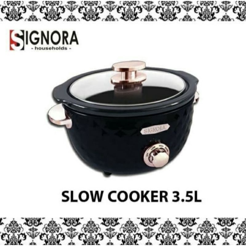 SIGNORA MINI SLOW COOKER + Bonus Hadiah Katagori 2/ Slowcooker Signora