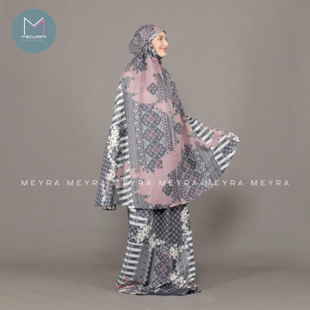 MUKENA DEWASA MEWAH MAXMARA LUXURY MOTIF LASER CUT