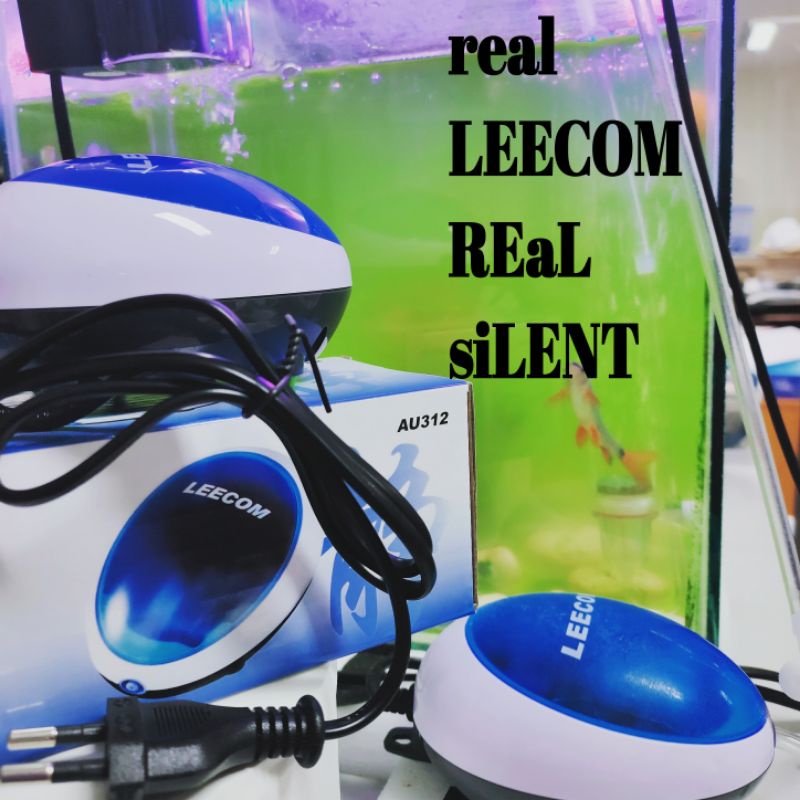 Pompa Udara aquarium aerator super silent anti berisik tidak bising super hening 1 lubang LEECOM