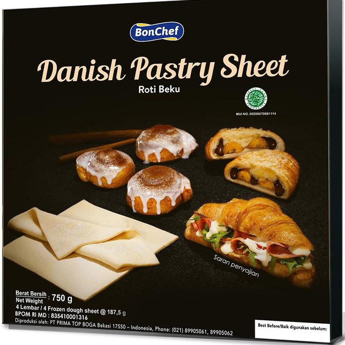 

MAKANAN BEKU / BONCHEF - DANISH PASTRY SHEET NON COD