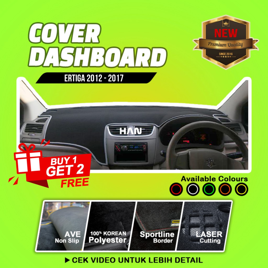 COVER DASHBOARD MOBIL SUZUKI ERTIGA 2012-2017