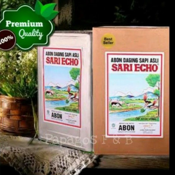 

Abon Daging Sapi Asli Nikmat Sari Echo repck 250 gr / gram