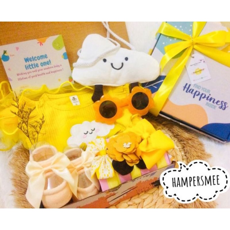 HAMPERS BABY GIRL GIFT HAMPER BAYI HADIAH KELAHIRAN NEWBORN DRESS TUTU PARSEL BARU LAHIR