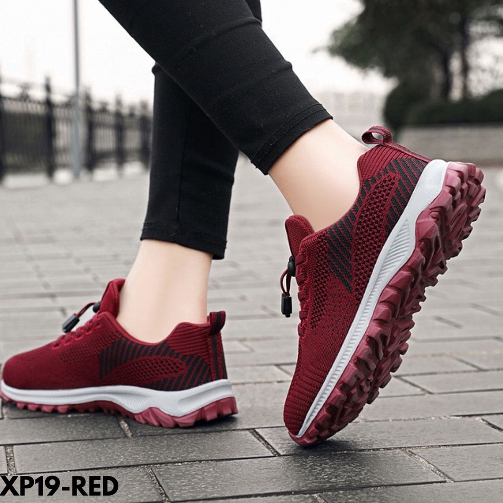 Gypsy - Active Dualtone Sepatu Couple Sneakers Runner Wanita Perempuan Cewek Slip On Import Comfy Wear Bahan Canvas XP19