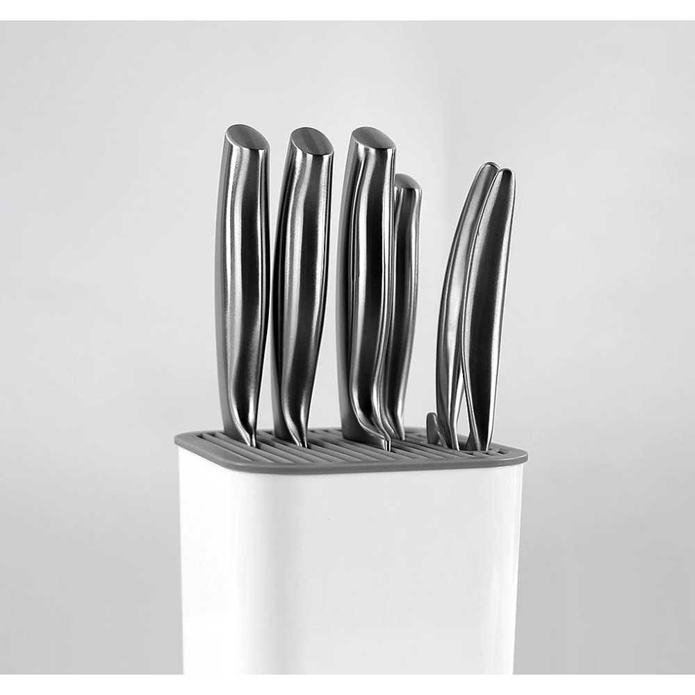 Xiaomi Mijia Huohou Tempat Pisau Dapur Stand Tool Knife Holder Tempat Penyimpanan Piso Minimalis Berkualitas