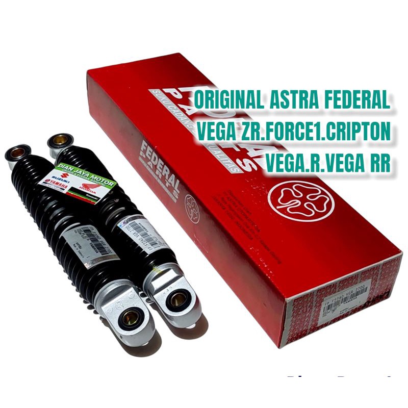 (Federal) Sok Belakang Yamaha Vega ZR FP-F22A0-VGR-2700 Force1 Fizr Crypton Cripton Kripton Sok Brea
