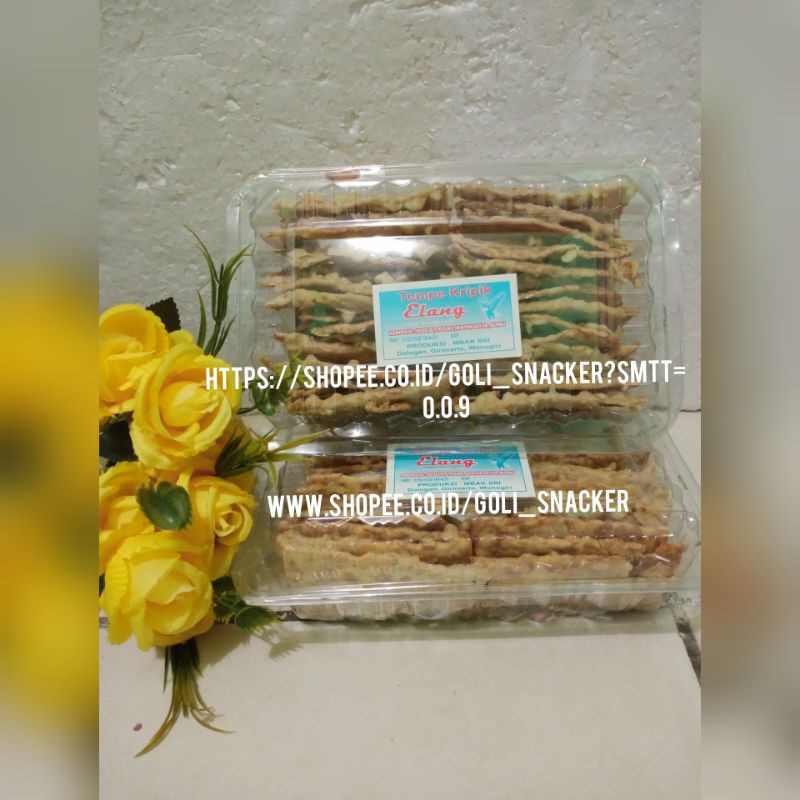

Elang Keripik Tempe Kedelai Dele Mika Kotak