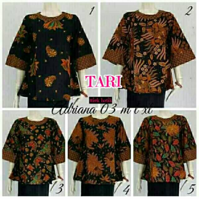 BLUS BATIK MURAH BLUS BATIK SOGAN BLUS BATIK MODERN ATASAN BATIK ATASAN WANITA BATIK MODERN