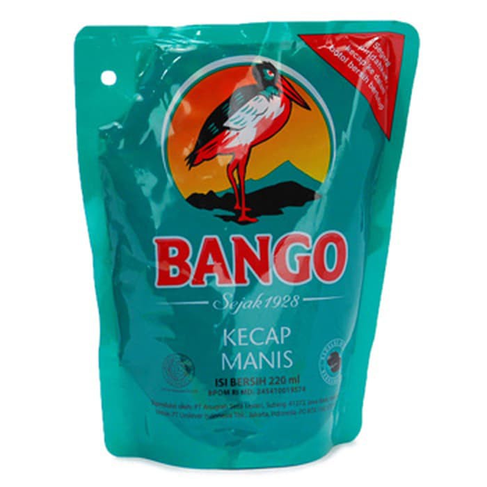 

BANGO KECAP HITAM MANIS 220 ML / KECAP MANIS POUCH