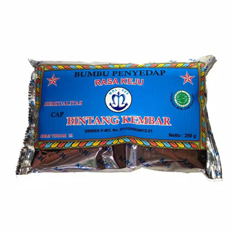 

Bumbu Tabur Bintang Kembar 250 gr Rasa Keju