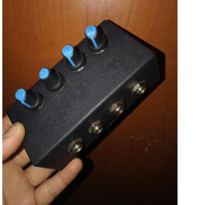 Terbaru Converter 2 - 5 Input SoundCard 6.5 mm to 3.5 mm SoundCard V8 Converter ()....