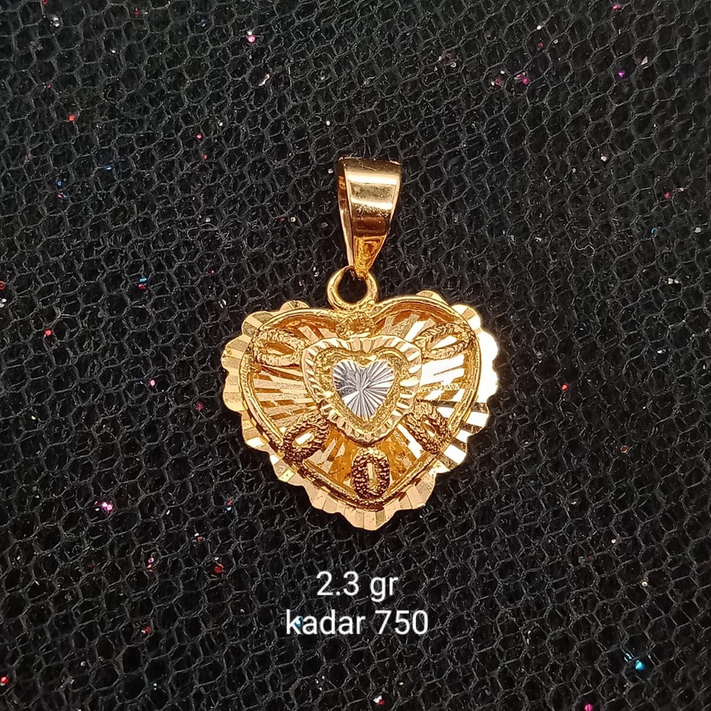 Liontin Emas 17K - 2.3 gr Kadar 750 - 308