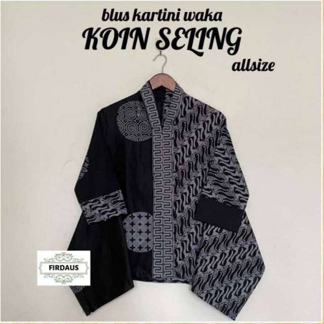 Blus kartini waka parang batik modern