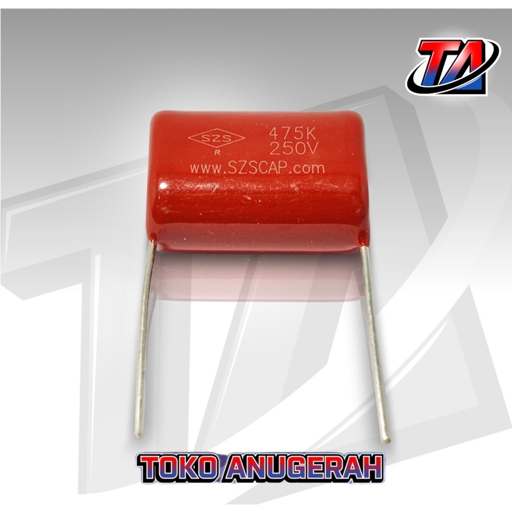 KAPASITOR 475K 250V SZS KAPASITOR 475K250V SZS