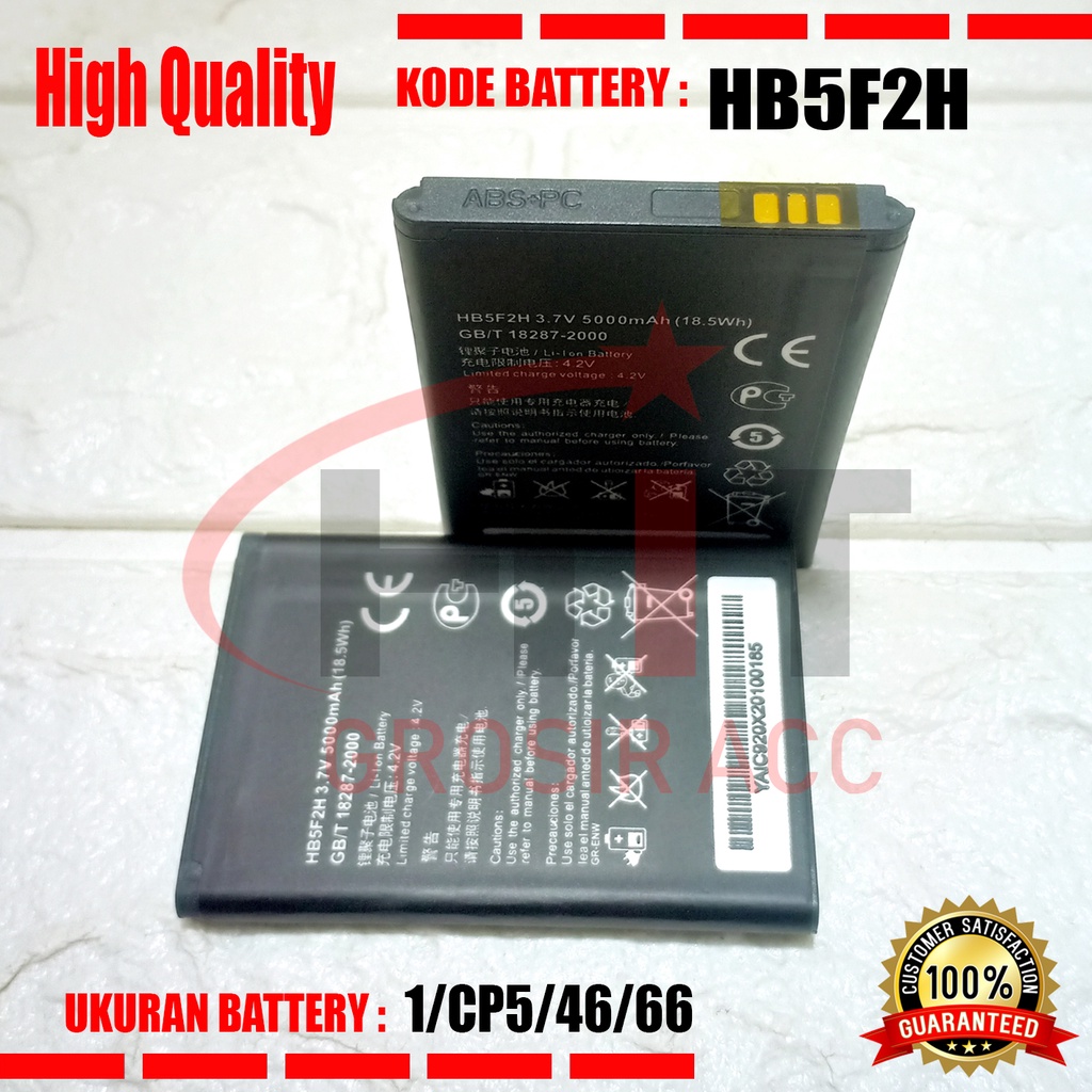 Baterai Battery HB5F2H Modem Wifi Bolt Slim 1 E5336 E5373 / HB554666RAW