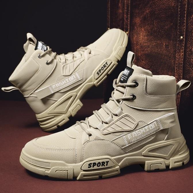 Sepatu Boots Pria Harold High Import Tactical Outdoor Brown / Tpw 01