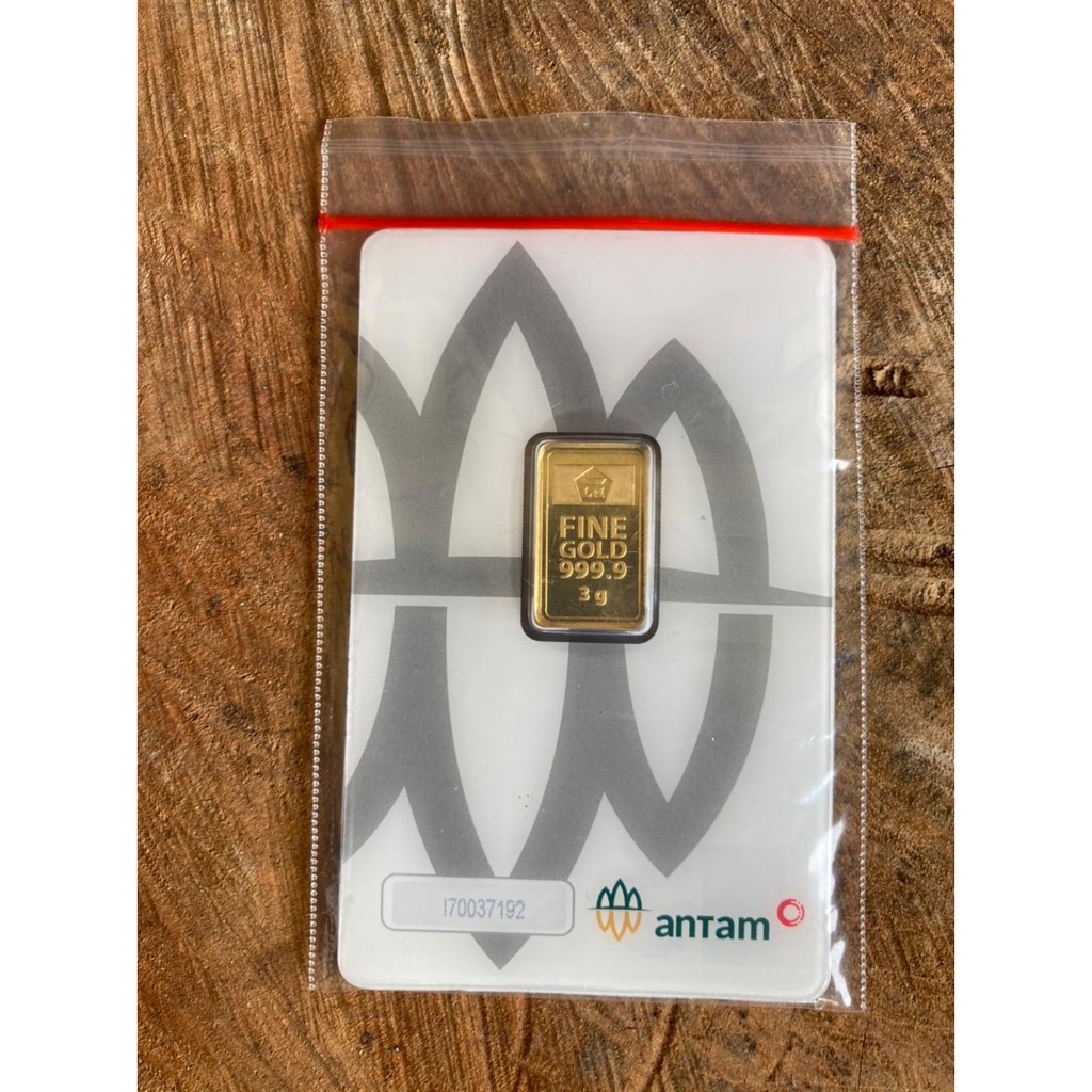 Emas Logam Mulia LM Antam Non UBS 3gram 3 gram 3gr 3 gr Press Certieye Certicard Reinvented