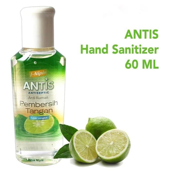 Antis antiseptic pembersih tangan Gel 60 ml/hand sanitizer/hand rub anti kuman