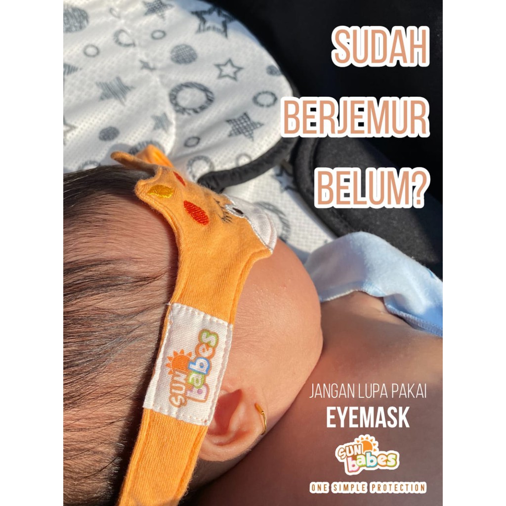 Kacamata Jemur Bayi Sun Babes Eye Mask Ultra Soft