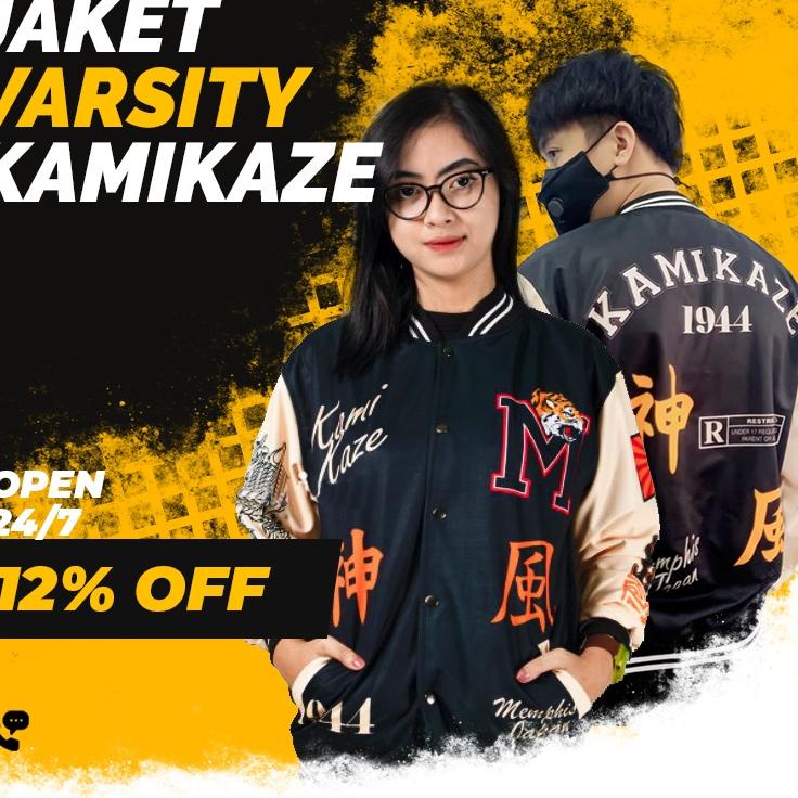 [PRODUK WS8IQ] Jaket Varsity Versity Farsity Parsity Vintage Pria Wanita Original Asli Japan Jepang 