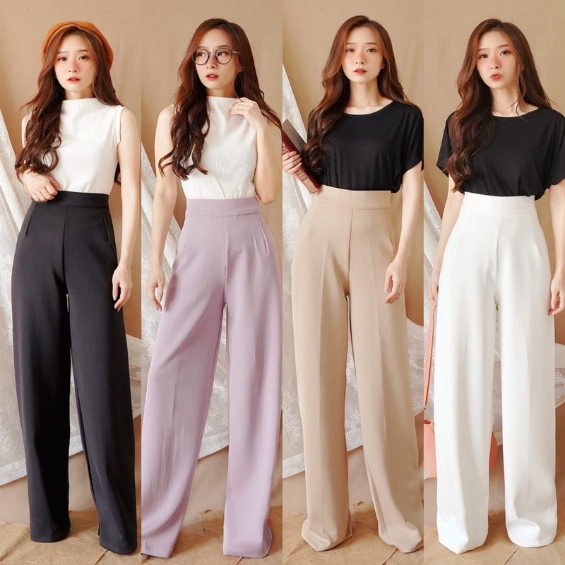 CULOTTE PANTS SCUBA ALL SIZE (CELANA HIGHWAIST SCUBA)