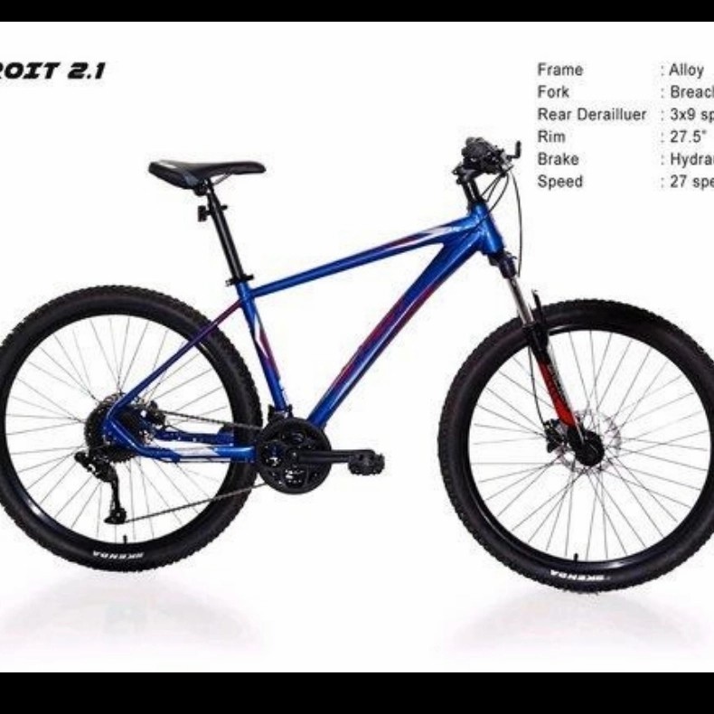 Sepeda Mtb 27.5 United Detroit 2.1