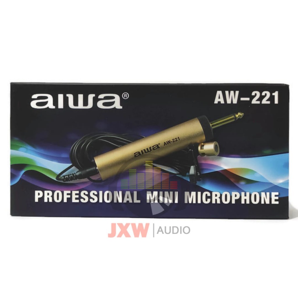 MIC JEPIT KABEL AIWA AW 221 / MICROPHONE AIWA KABEL AW-221 / MIC AIWA AW221