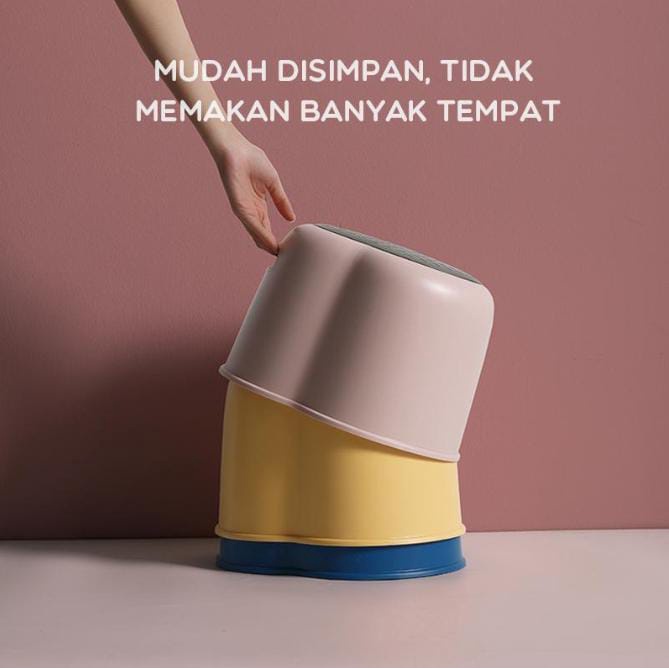 KURSI PLASTIK SAMONO SSC20 Bangku Multifungsi Kecil Kursi Anak Dewasa Anti Slip