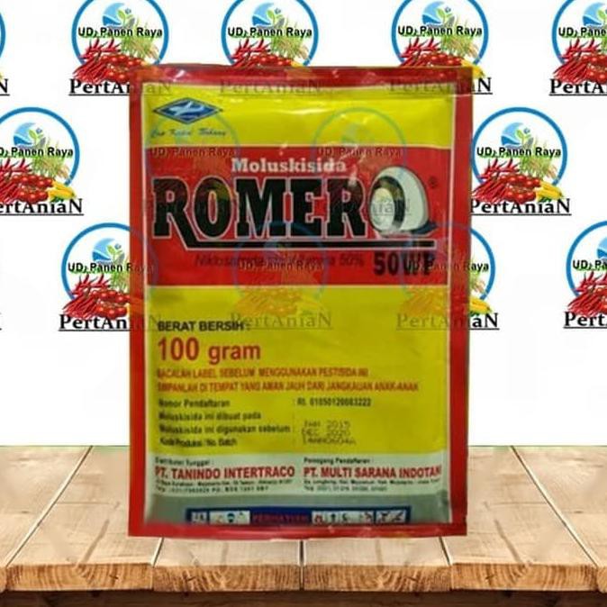 Obat Pengendali Hama Siput Keong Pada Tanaman Padi ROMERO 50WP NEW
