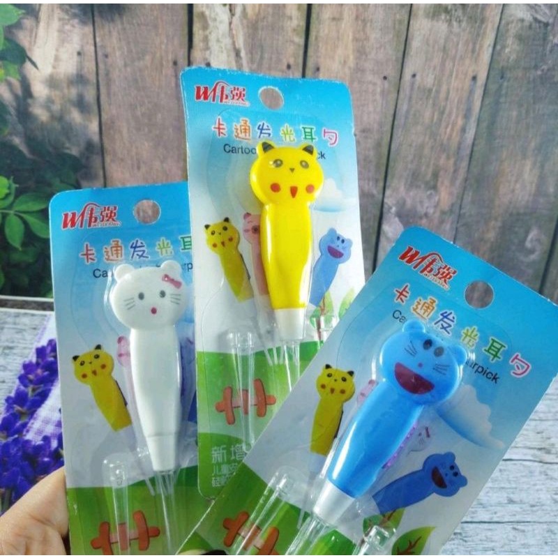 Korek kuping lampu LED KARAKTER