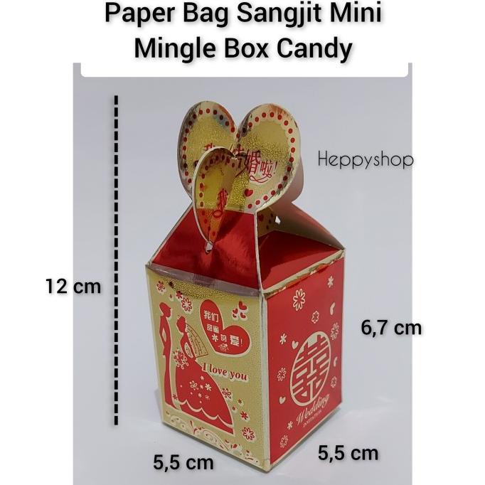 

Produk Unggulan] Paper Bag Sangjit Mini Mingle Box Candy