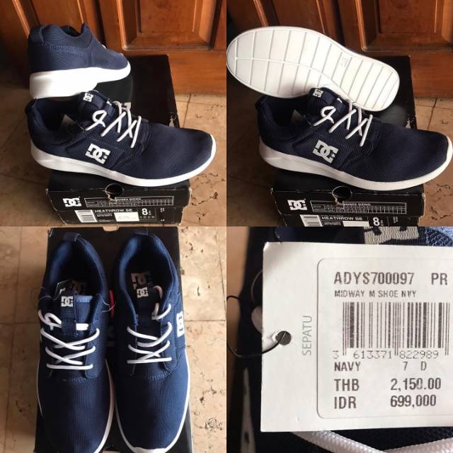 Sepatu DC Midway M Navy