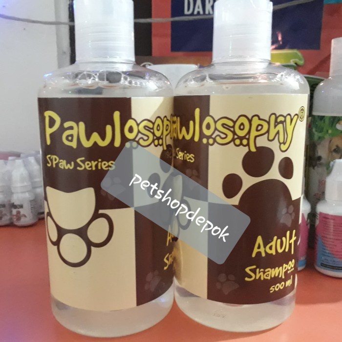 Sampo Shampo Pawlosophy Adult 500ml Sampo Kucing Anjing