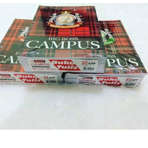 

Best! 1 Pack Isi 10 Pcs Buku Tulis Big Boss Campus 50 Lembar 팝
