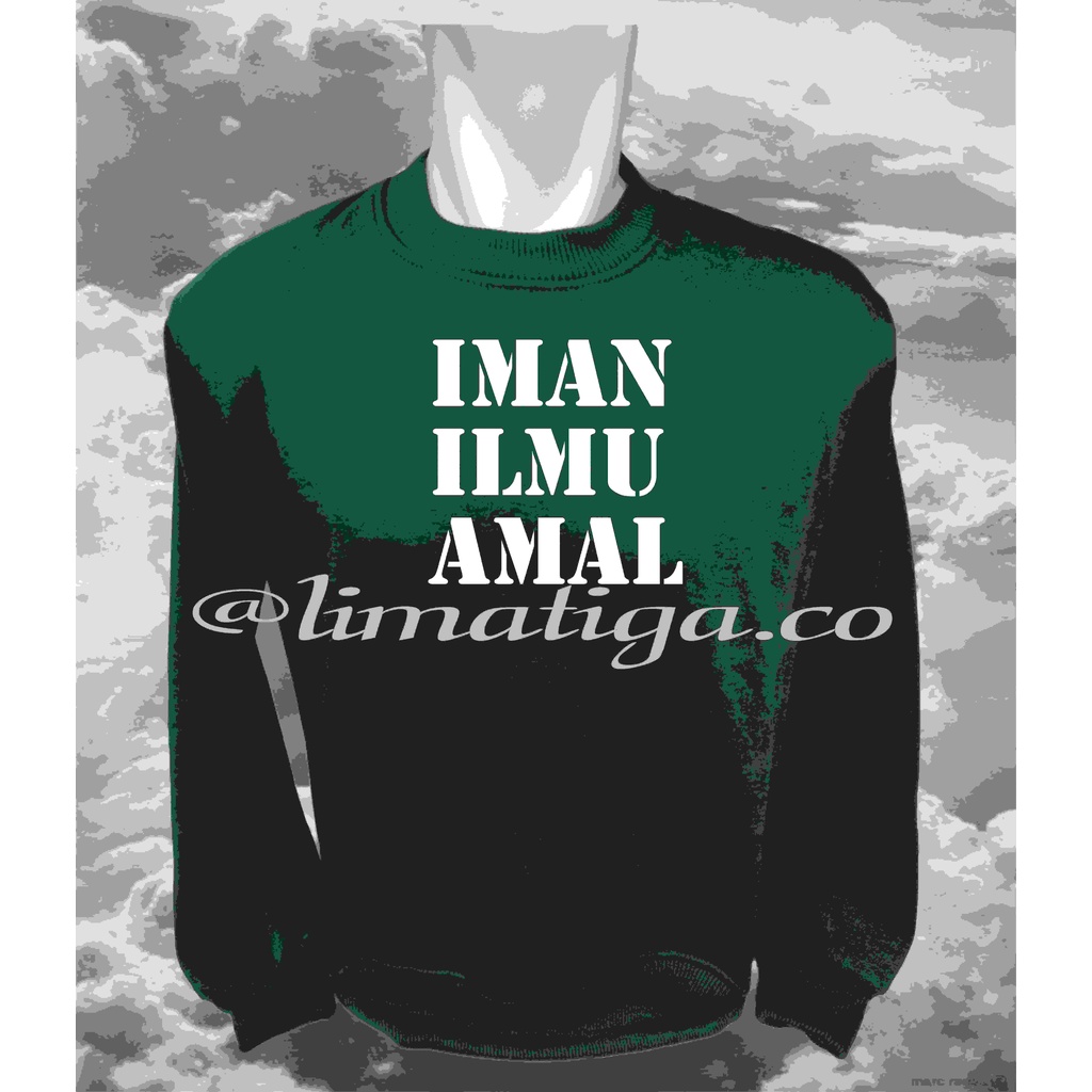 Jaket Sweater Crewneck HMI Bahan Fleece Gramasi 80 Cocok Untuk Hadiah Kado Kanda Yunda Free Design S