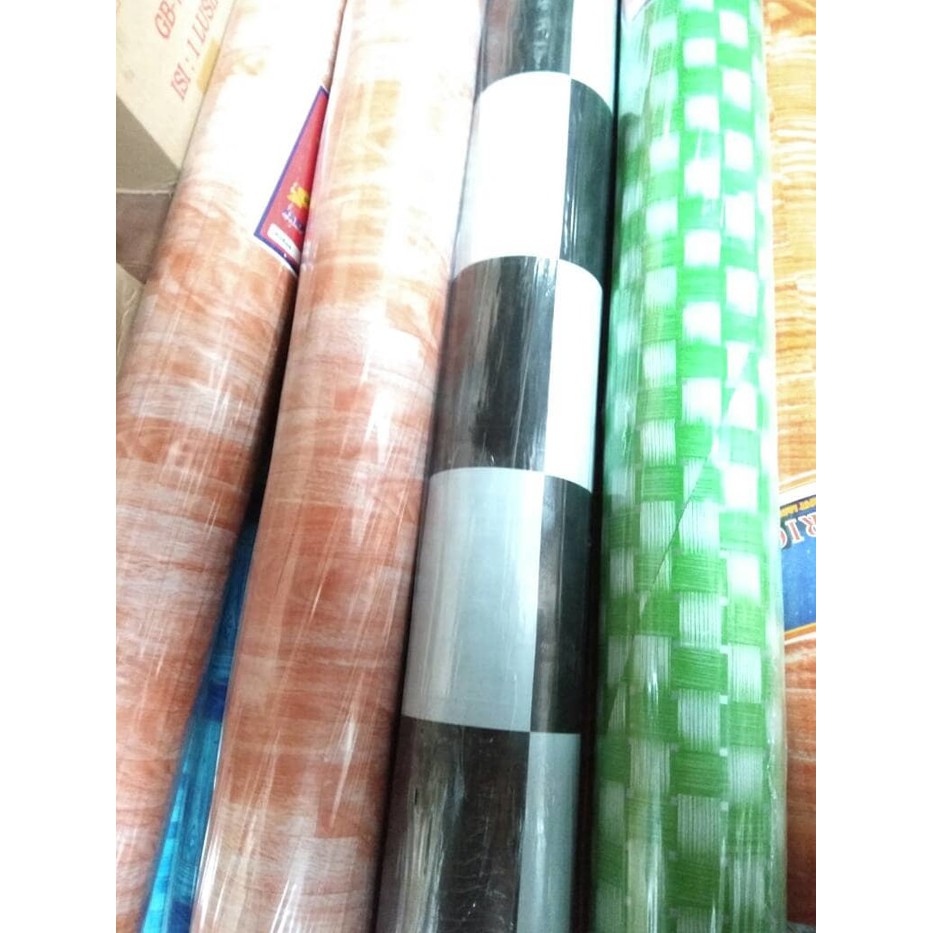 Karpet Meteran  Taplak Meja Plastik Meteran  Motif 