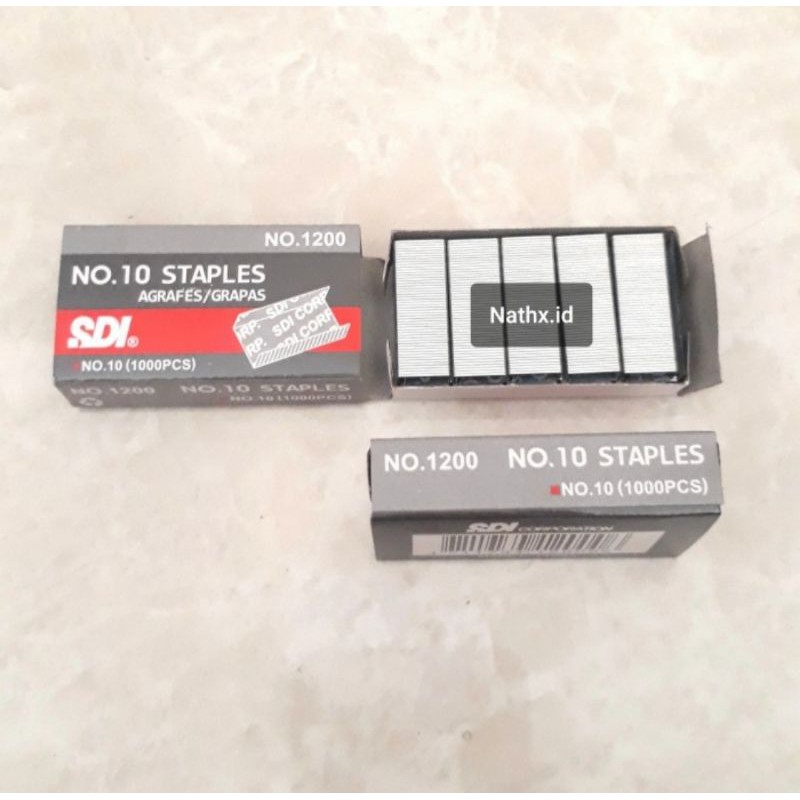 

Isi Steples/Stapler SDI No.10 (1000pcs)
