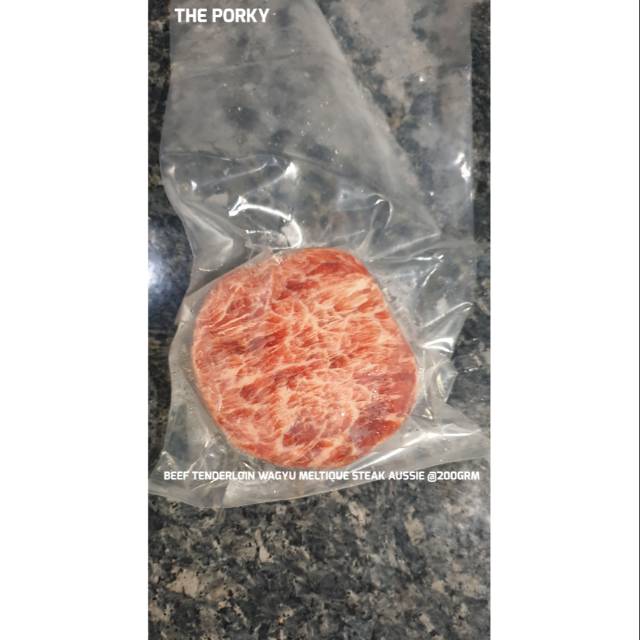 

BEEF TENDERLOIN WAGYU MELTIQUE STEAK AUSSIE @200GRM
