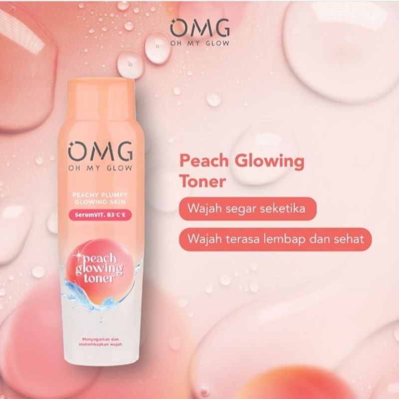 toner omg / peach glowing toner omg