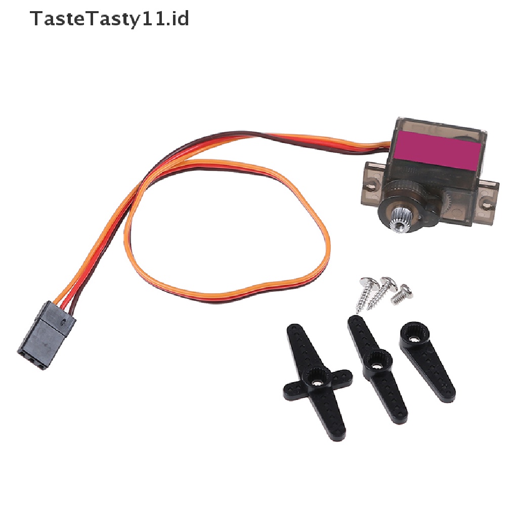 1pc Mg90S Micro Metal Gear 9g Servo Untuk Rc Pesawat / Helikopter / Mobil / Kapal 4.8v 6v