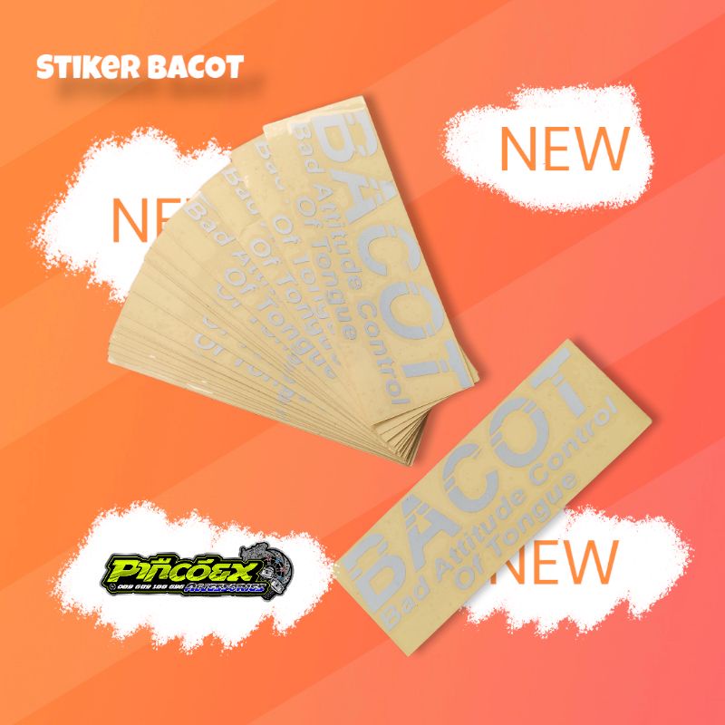 stiker bacot cutting