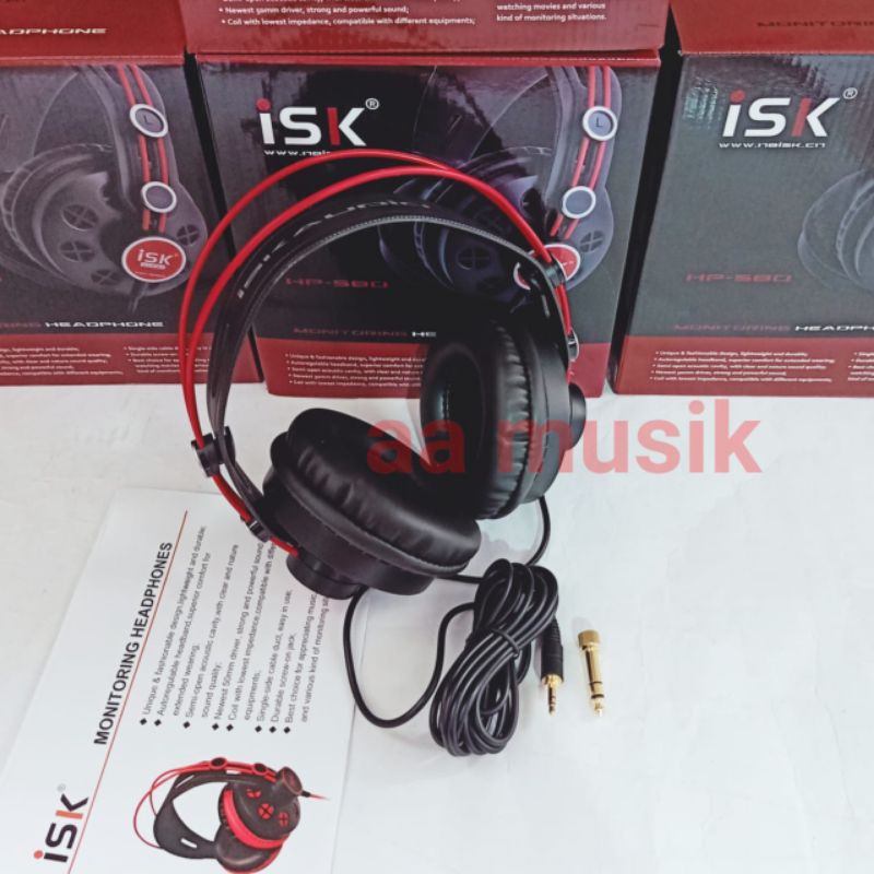 HEADPHONE ISK HP580 ORIGINAL