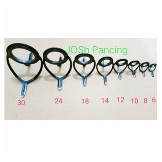 Ring Guide set mamarit kaki 2 marit joran laut spare part cincin