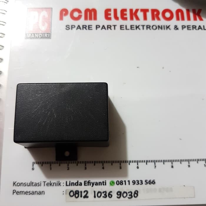 New Box plastik hitam Rem 2 Box Elektronik Mini 1 kuping 44 X 3 X 25 CMb buble per box
