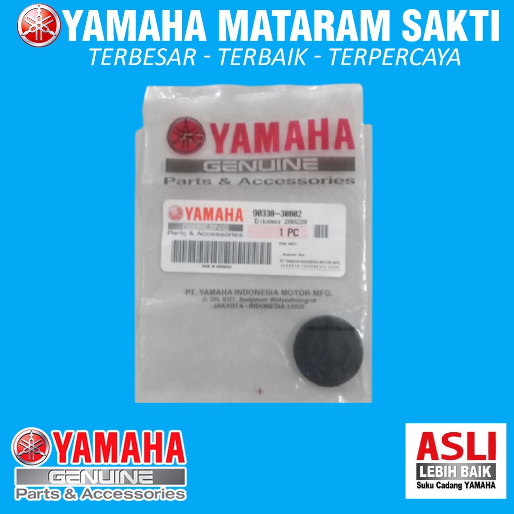 PLUG / KARET TUTUP BAUT BEHEL / BEGEL BELAKANG F1ZR ORIGINAL / 90338-30802