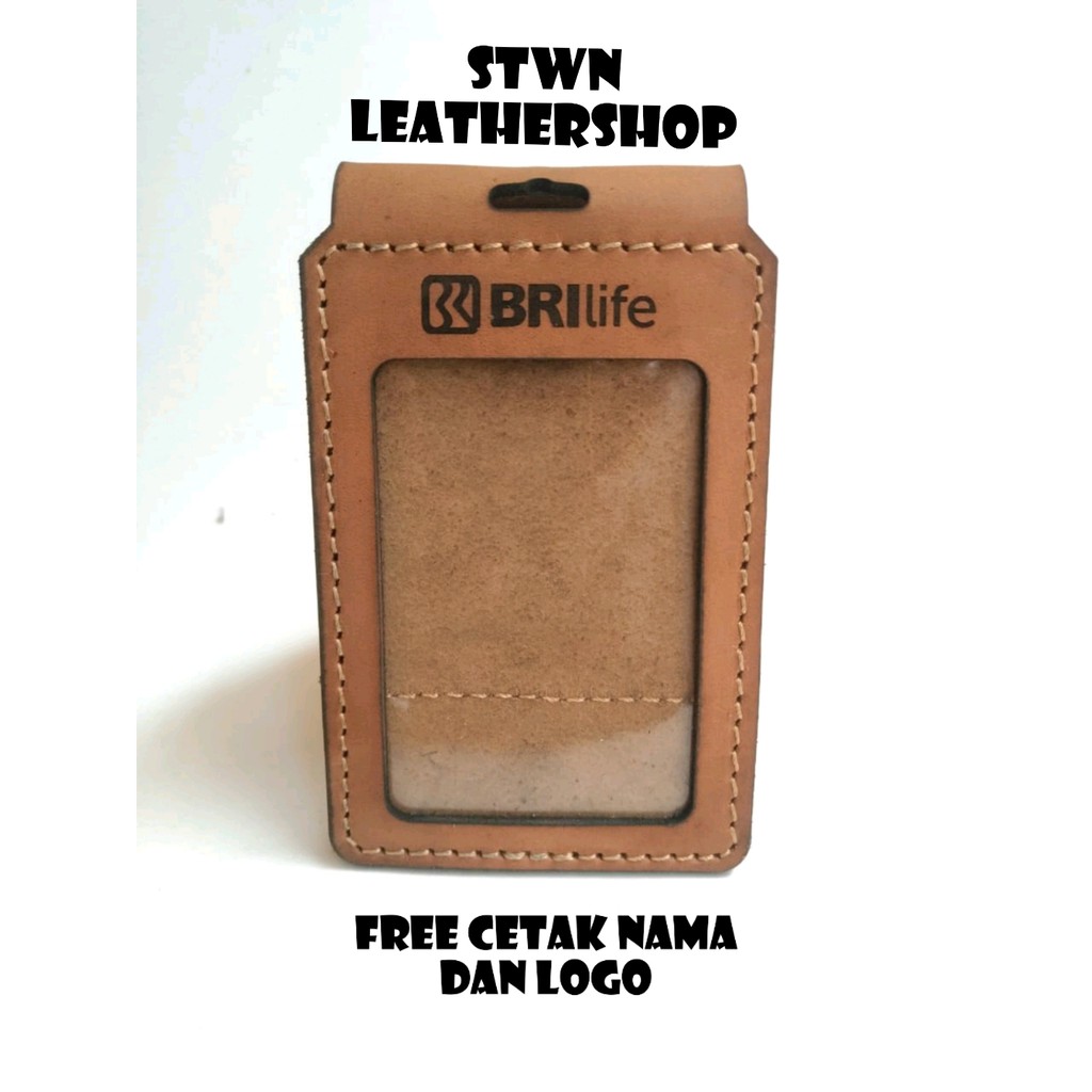 

NAME TAG KULIT CUSTOM GANTUNGAN ID CARD HOLDER KULIT CUSTOM NAMA DA LOGO