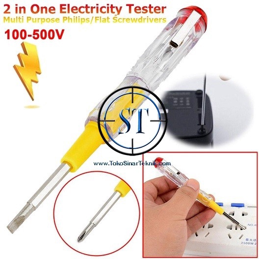 Obeng Tespen +/- 2 Way Type 609 Untuk Tegangan AC 110-220VAC