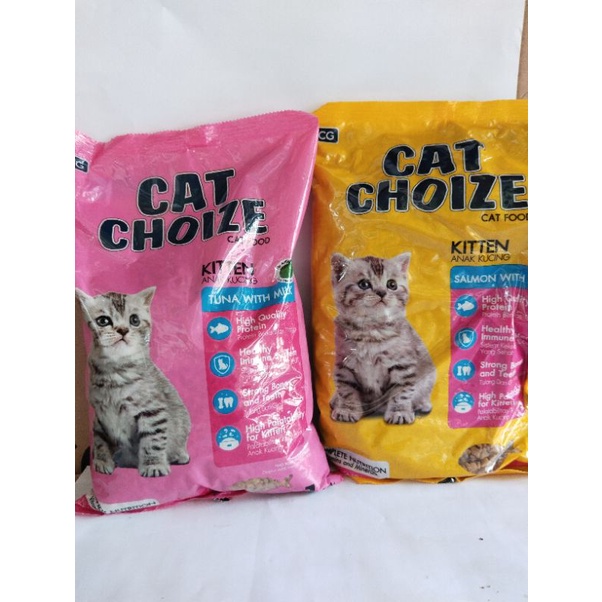 cat choize kitten 1kg   makanan anak kucing 1kg